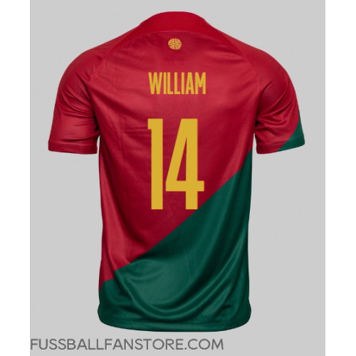 Portugal William Carvalho #14 Replik Heimtrikot WM 2022 Kurzarm